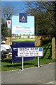 TM3962 : Beech Road & Developer Sales signs by Geographer