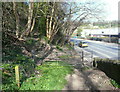 SE1322 : Stile on Cromwell Wood lane at Elland Road, Southowram by Humphrey Bolton