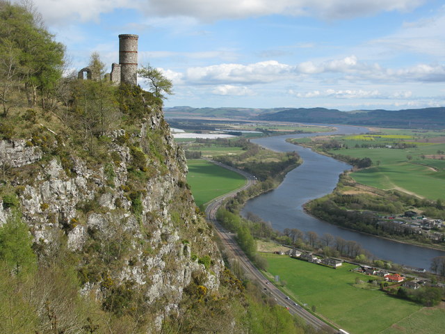 View east from Kinnoull Hill