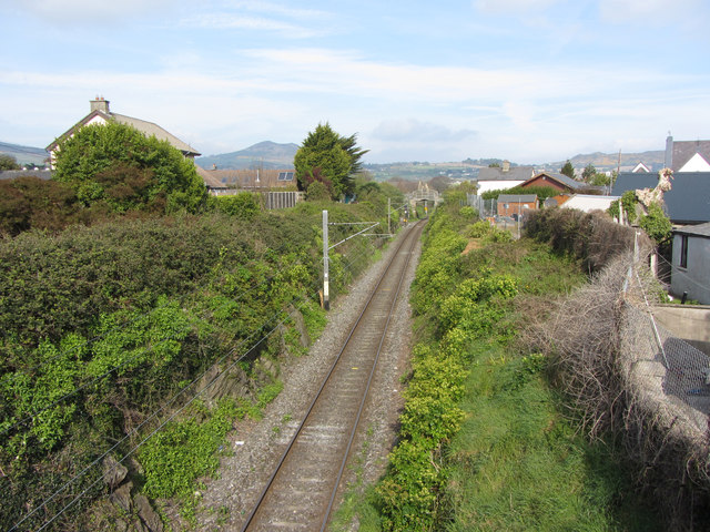 Railway line in Greystones
