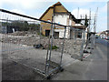 Ongoing demolition of 153, London Road, Sittingbourne