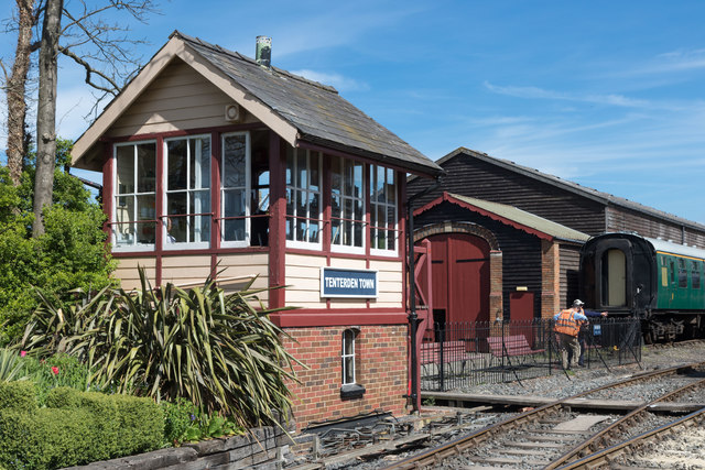 Signal Box, Tenterden Station, Kent