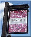 Sign for the Arkley public house, Arkley, Barnet