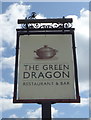 Sign for the Green Dragon