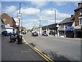 Bus stop and shelter on High Street, Barnet