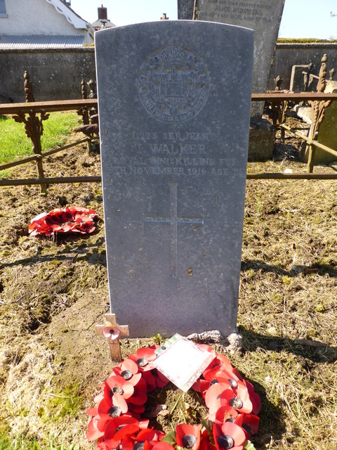 Commonwealth War Graves Commission Headstone, Old graveyard, Loughgall, Co Armagh, Northern Ireland
