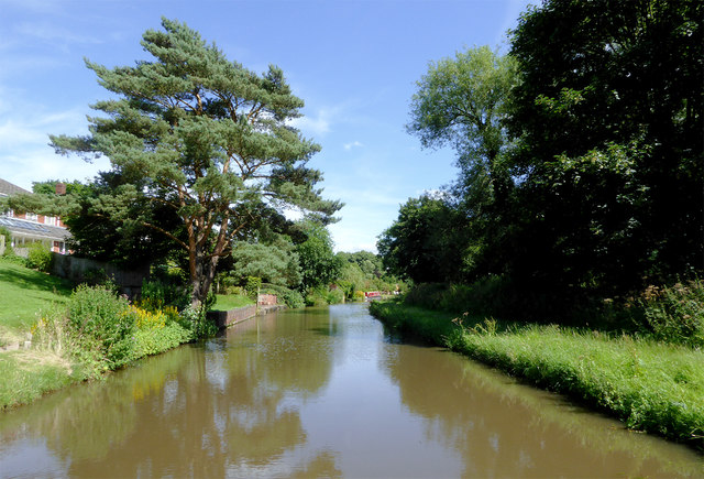 Trent and Mersey Canal near Colwich, Staffordshire