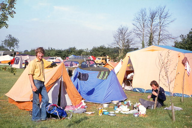 Diamond Farm Campsite, July 1979