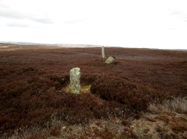 Standing  stones  at  Simon  Howe