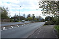 Approaching Roundabout on the A75