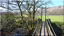 SD1599 : Footbridge Over the River Esk by Richard Cooke