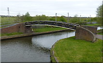 SO9791 : Footbridge across the Birmingham Canal Main Line by Mat Fascione