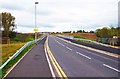 Approaching the new bridge, Silverwoods Way, Kidderminster, Worcs