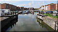 Into Bridgwater Marina