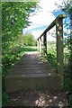 Footbridge on the Path to Butt Hatch Farm