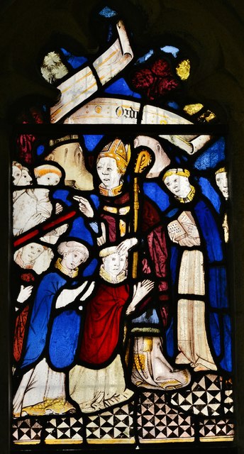Melbury Bubb, St. Mary's Church: Stained glass window 6