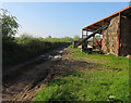 Footpath through Lower Hayes Farm