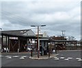 Waiting for a bus at Banbridge Ulsterbus Station