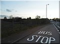 Bus stop on Standon Hill