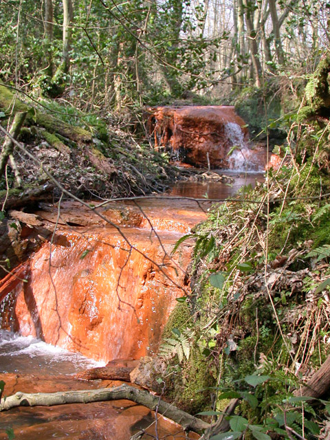 Waterfalls on stream feeding Darwell Reservoir