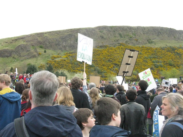 March for Science at Holyrood