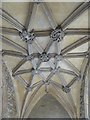 ST7492 : Vaulting in Kingswood Abbey Gatehouse by Philip Halling