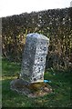 SP7230 : Old Milestone by the A413, south east of Padbury by Alan Rosevear