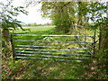 Field corner seen from footpath