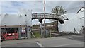 Station Road footbridge under wraps