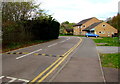 Yellow and black speed bumps, Lydney