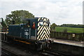 View of a Class 03 shunter at North Weald station #4