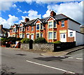 Row of houses, Dock View Road, Barry