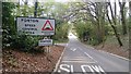 The east entrance to Forton by the old railway bridge