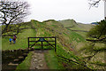 NY7868 : Hadrian's Wall on Housesteads Crags by Bill Boaden