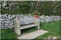 SY9478 : Commemorative bench, Polar Wood by Becky Williamson