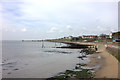 Dovercourt beach and groynes