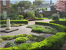NY3956 : Tullie House Garden by Bob Cantwell