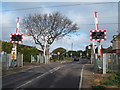 Level crossing on Burrs Road