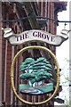 The sign of The Grove