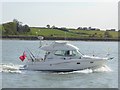 TM2337 : Cabin Cruiser on the River Orwell by Oliver Dixon