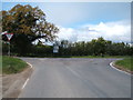 Junction of Walton Road with the B1414