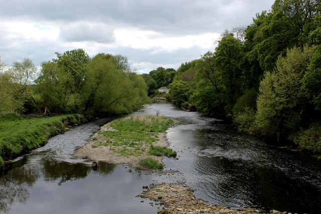 The River Wharfe from Thorp Arch Bridge looking Downstream