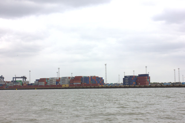 Felixstowe Dock Container Park © Robert Eva :: Geograph Britain And Ireland