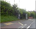 Bus shelter by A358 Ruishton