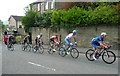 Tour de Yorkshire - the leading group climbing Clifton Common