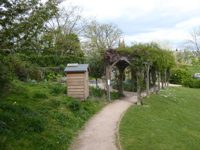 In the Leechwell Garden, Totnes