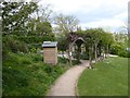 In the Leechwell Garden, Totnes