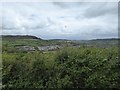 Houses in Higher Woolbrook seen from Bulverton Hill