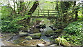 Footbridge over Darden Burn in Coastley Dean