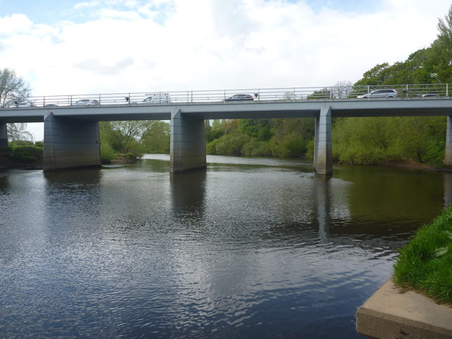 York Townscape : Water End Bridge, River Ouse